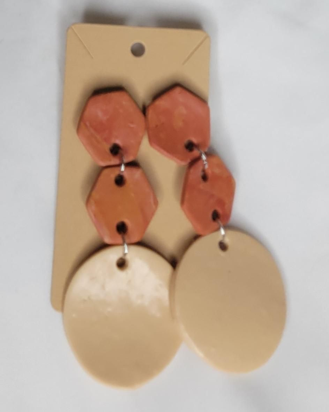 Polymer Clay earrings [ desert earth] 1