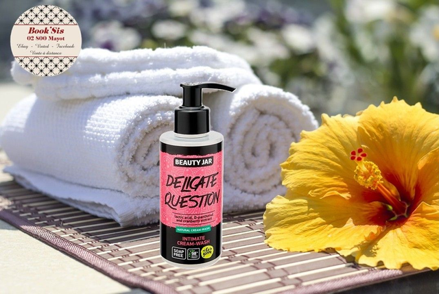 Beauty Jar " Crème lavante intime Acide lactique, panthénol &amp; canneberge "