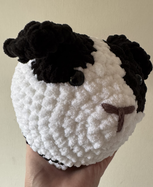 Handmade &amp; Crocheted Loaf Dog - Dalmatian