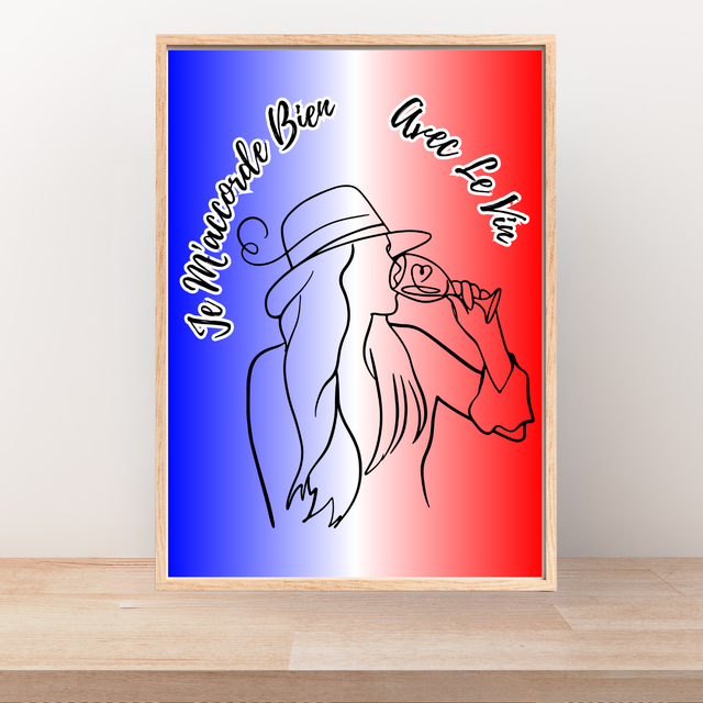 French Wine Mood — Je M’accorde Bien Avec Le Vin