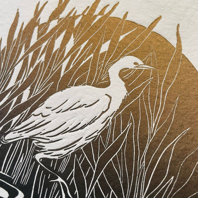 Where the Rushes Whisper - Black to gold gradient (Limited edition)