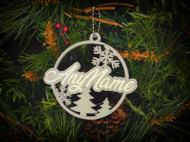 Decoration Name Bauble 