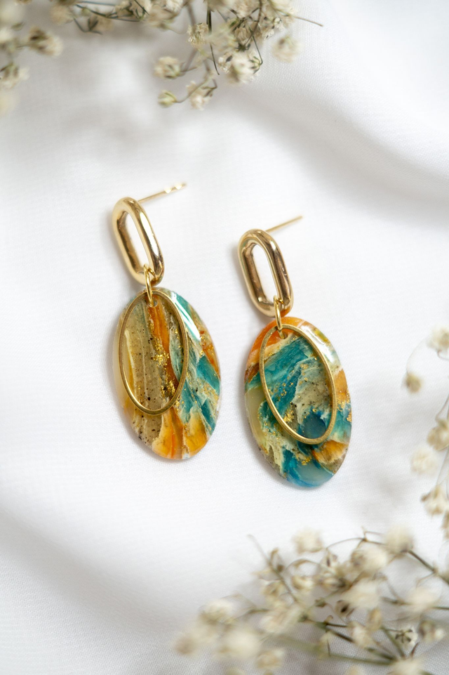 Coloris biarritz - Boucles Ovale