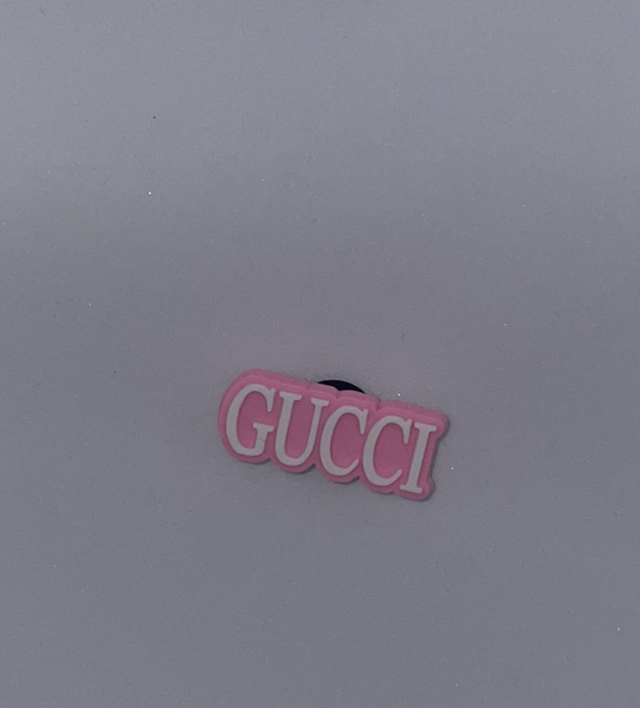 W/Pink Gucci T Charm