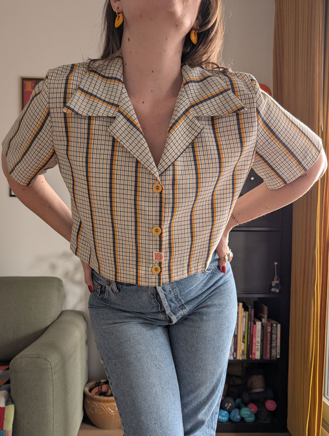 Chemise Eglantine Carreaux