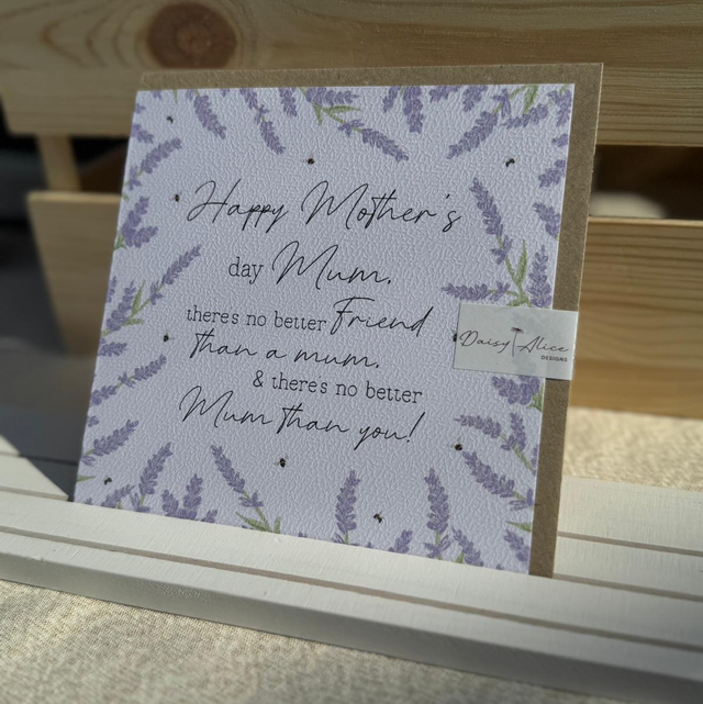 Mother’s Day card Lavender Breeze 