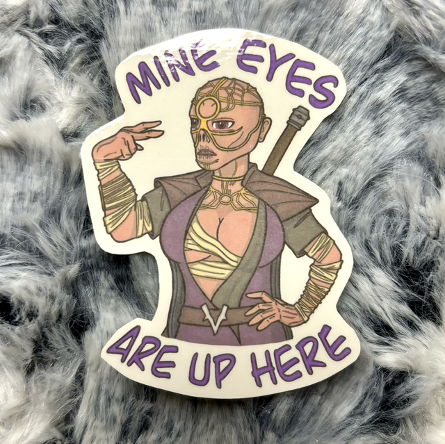 Baldur's Gate 3 Withers Big Naturals Sticker