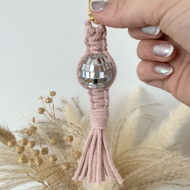 Disco Ball Keyring