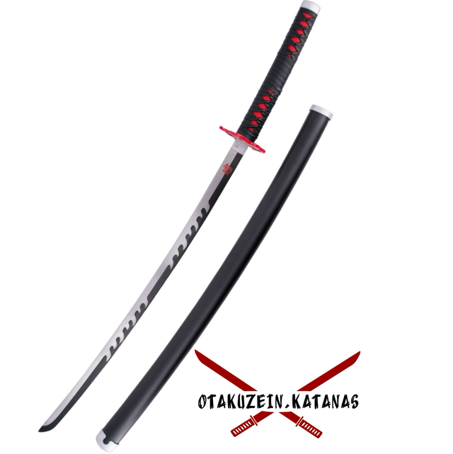 Katana S5084 de Demon Slayer Katana Mingshao empuñada por Kamado Tanjirou