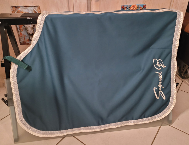 Couvre-reins court vert canard(CR2)– Élégant et confortable 