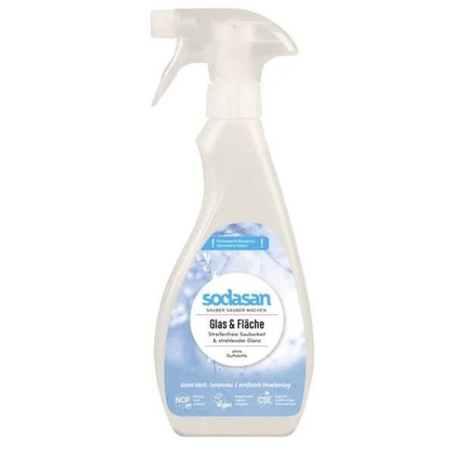Sodasan Glasreiniger mit Sprühpistole, 500ml Flasche