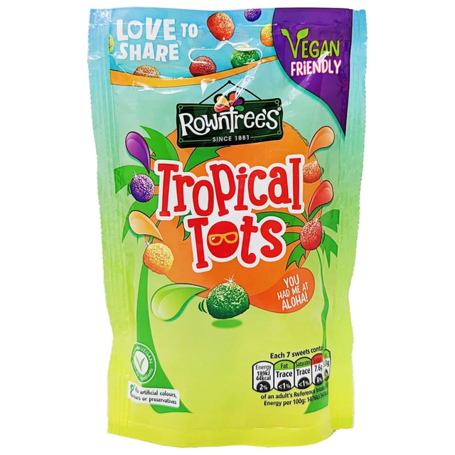 Rowntrees Tropical Tots 140g