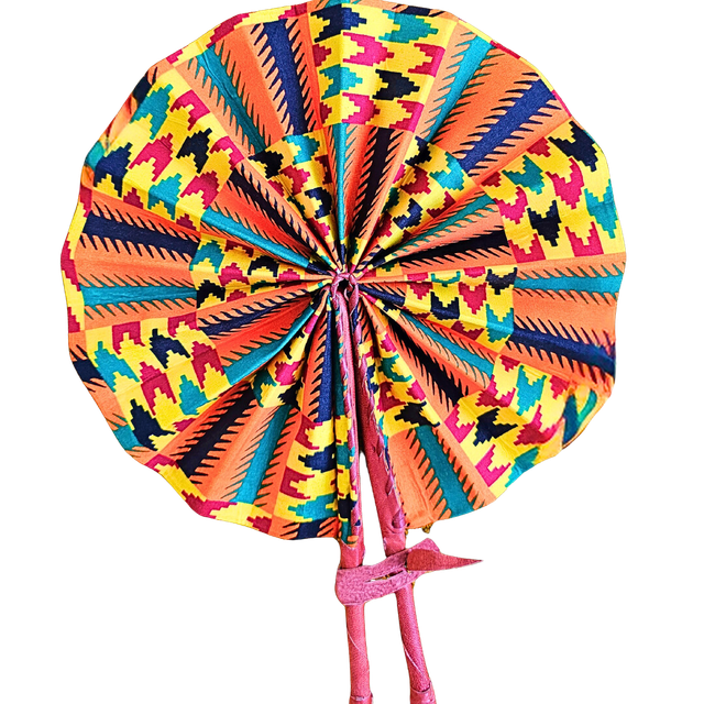 Hand Fan - African Ankara Hand Fan