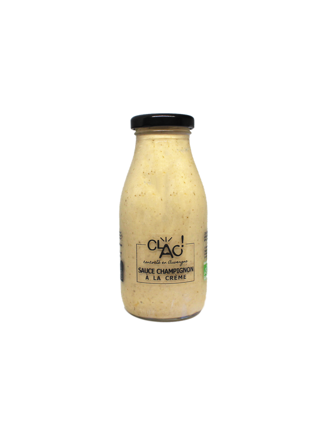 Sauce champignon à la crème Bio - 250 g