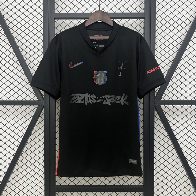 Barca 24/25 away shirt travis scott edition fans version