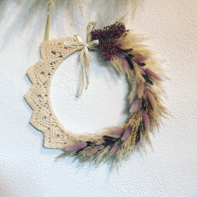 Couronne macramé 