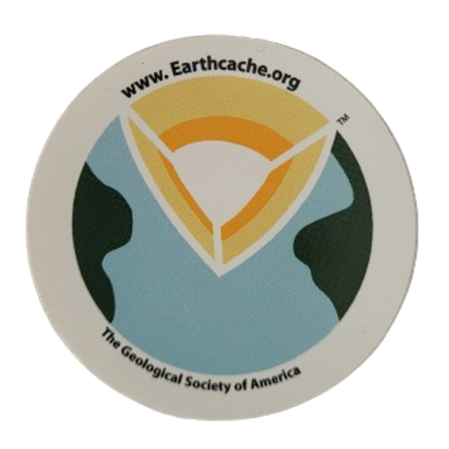 Sticker rond "www.Earthcache.org" 