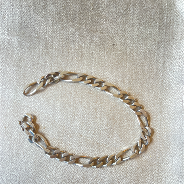 Panzerkette Armband Silber