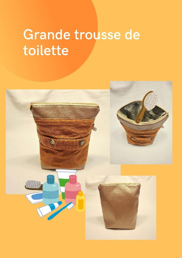 Grande trousse de toilette 