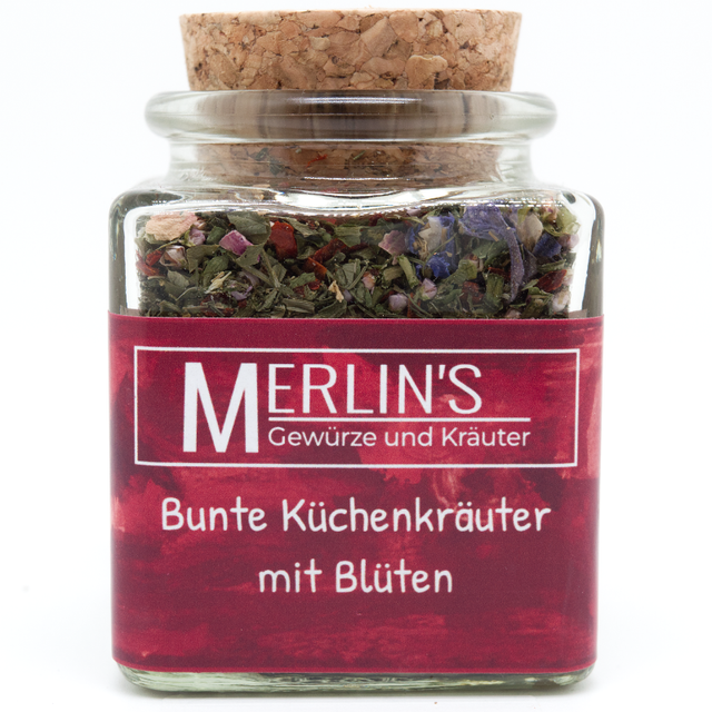 Bunte Küchenkräuter mit Blüten 20g