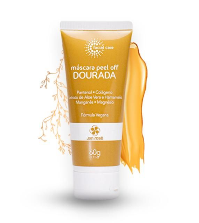 MÁSCARA PEEL OFF DOURADA

