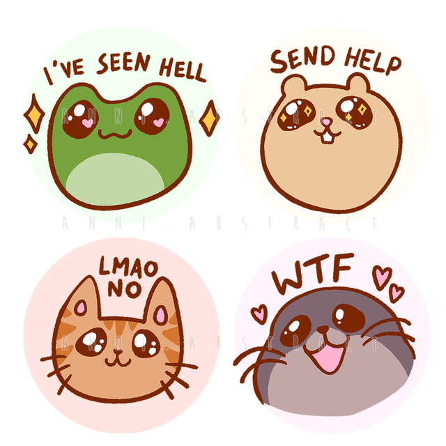 Original Art | Meme Button Badges