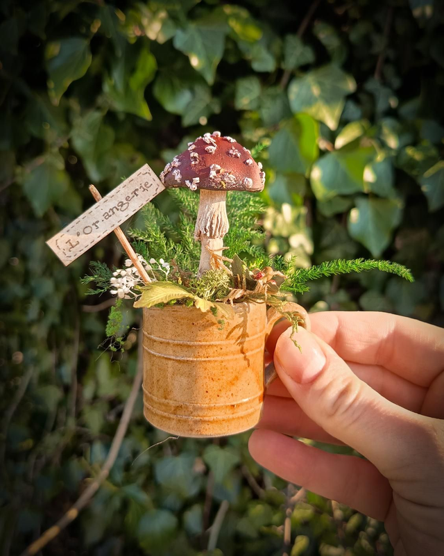 Calice enchanté - Sculpture fantastique