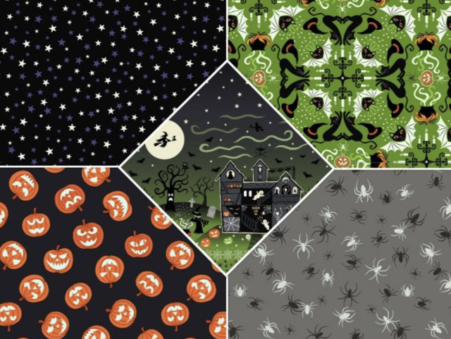 Haunted House Fat Quarters