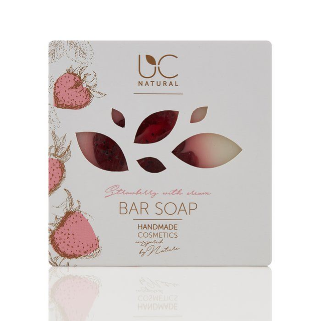 Savon à la crème et aux fraises