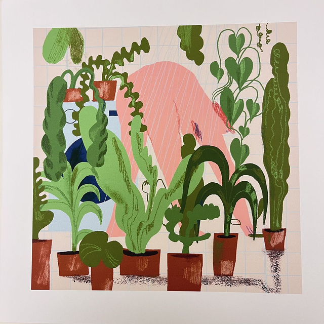 Shower with plats, 20x20cm