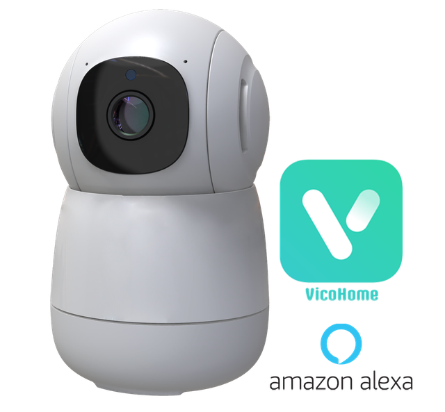 VicoHome CB1C 2MP WiFi Indoor PT Camera – Auto-Tracking, Night Vision, Audio, Free Cloud