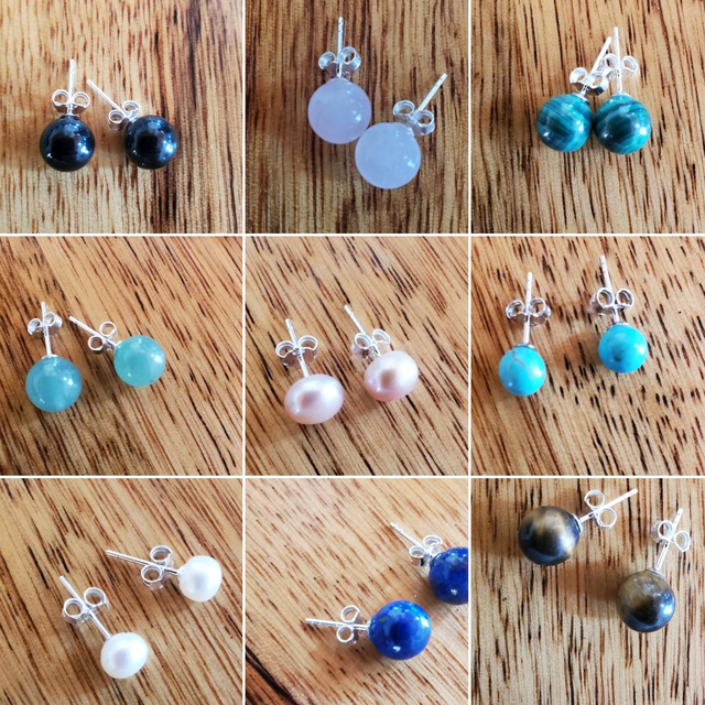 Boucles d'oreilles perles