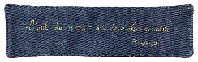Marque-page brodé "Aragon"