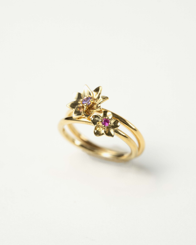 SUNNY CLÉMATITE - Bague Grand Modèle