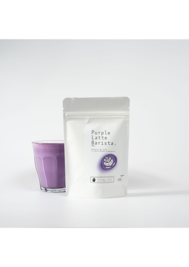 Purple Latte Barista – Ube violet et vanille Bourbon – 100% naturel – 100g