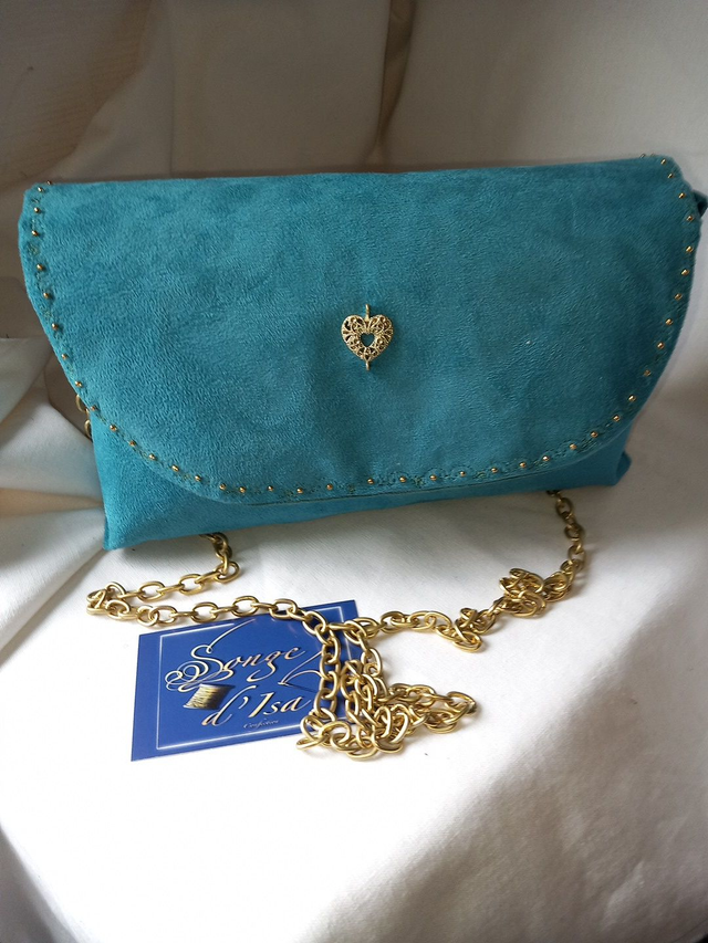 Sac à Main "Lagon Doré"