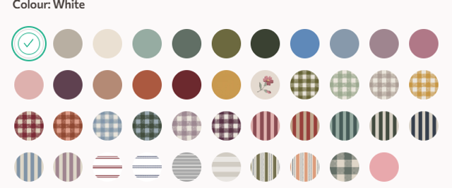 PIGLET IN BED -LINEN Checked - Maroon &amp; Salmon - DUVET COVER 100% Cotton/Linen