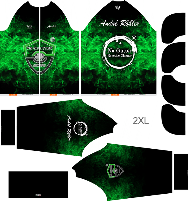 No Gutter Jacke(auch mit Namen)