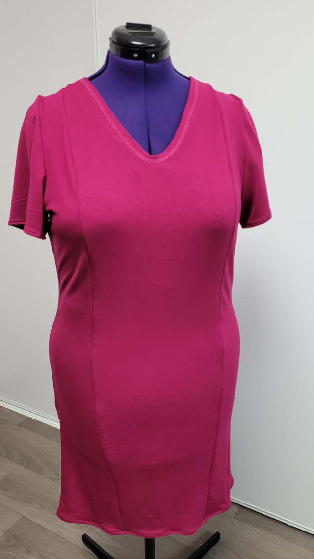 Robe jersey viscose