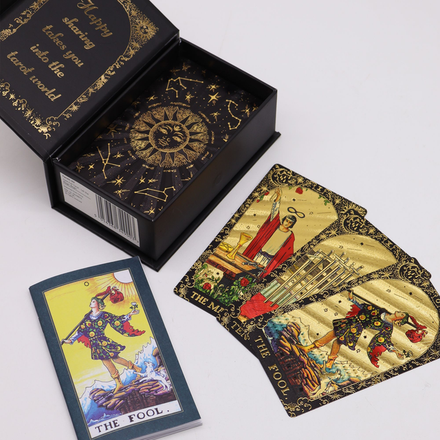 Gold Foil Tarot - Let The Magic Begin Gift Box