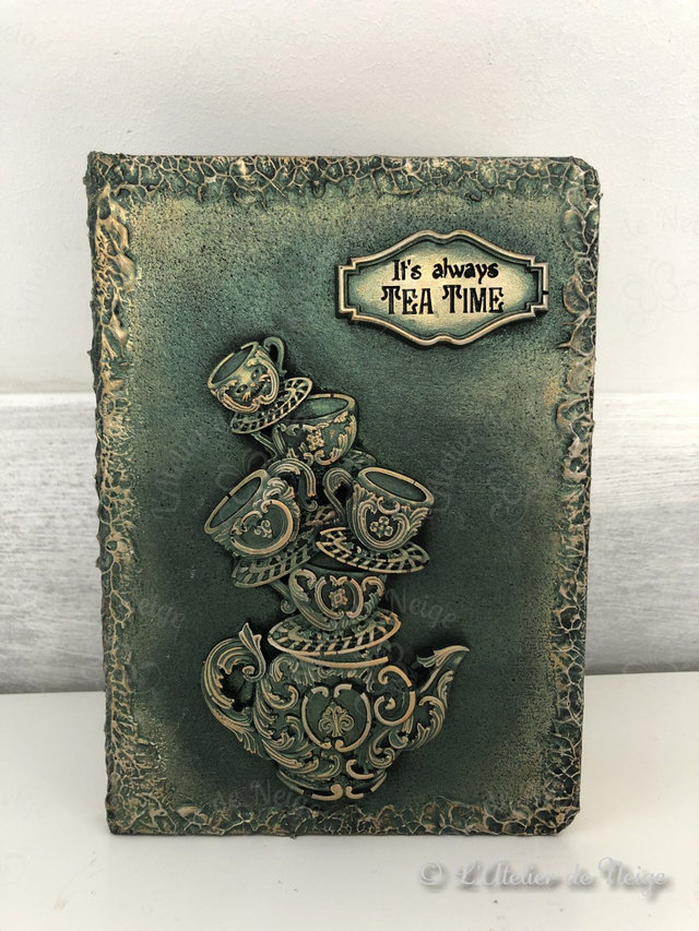 Carnet Théière Vert