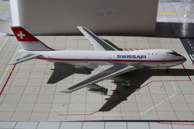 Swissair/Balair B747-200 (HB-IGB) &quot;Zürich&quot; 1:400 Buchair Model, lim. 96 Stk