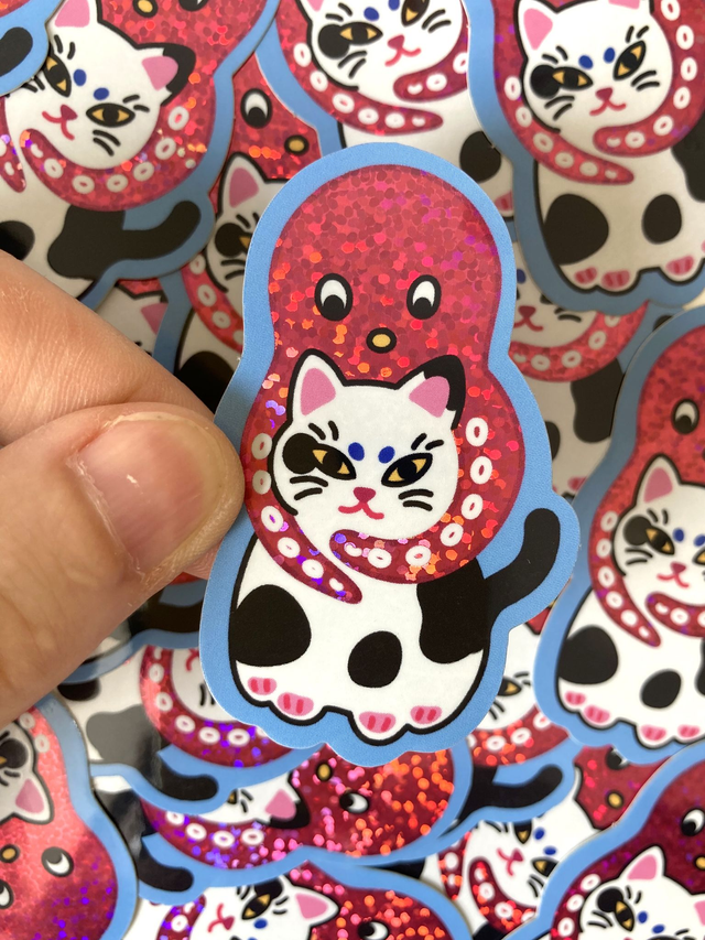 Sticker le tako neko