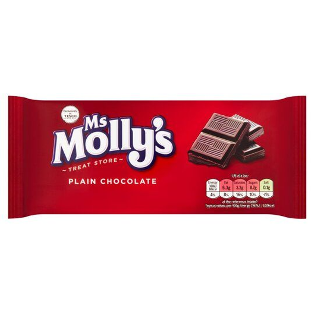 Ms Molly's Dark Chocolate 100g