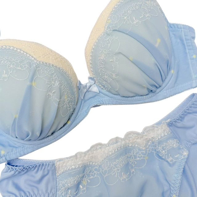 BNWT Japanese brand coquette blue star cinnamoroll sanrio bra and underwear set