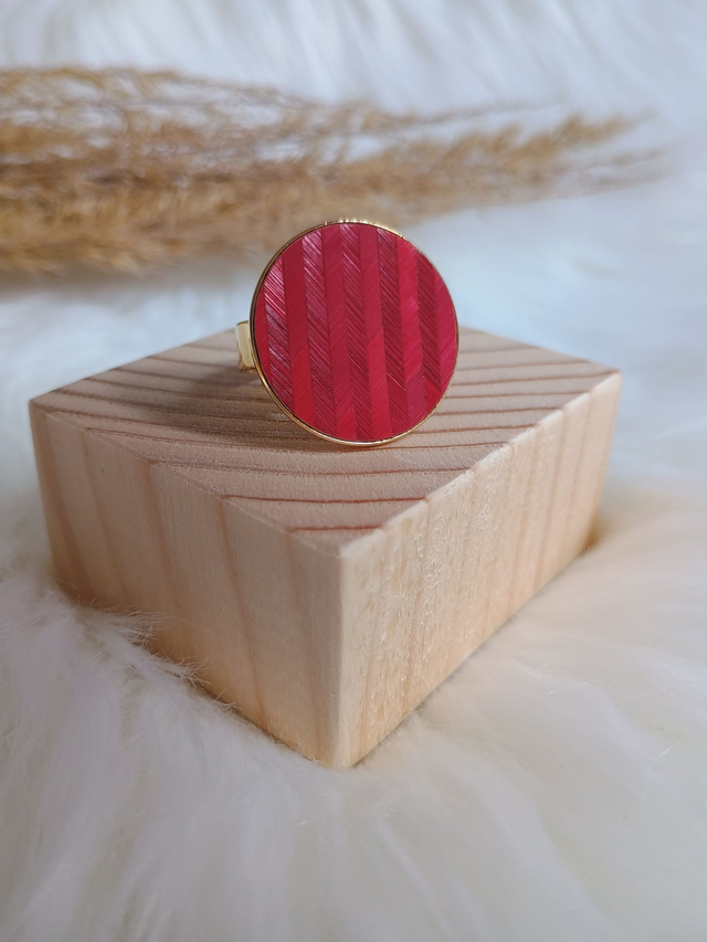  Bague PLATEAU Chevron