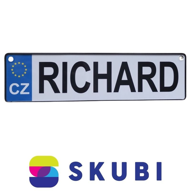 Nekupto Originální SPZ cedulka Richard