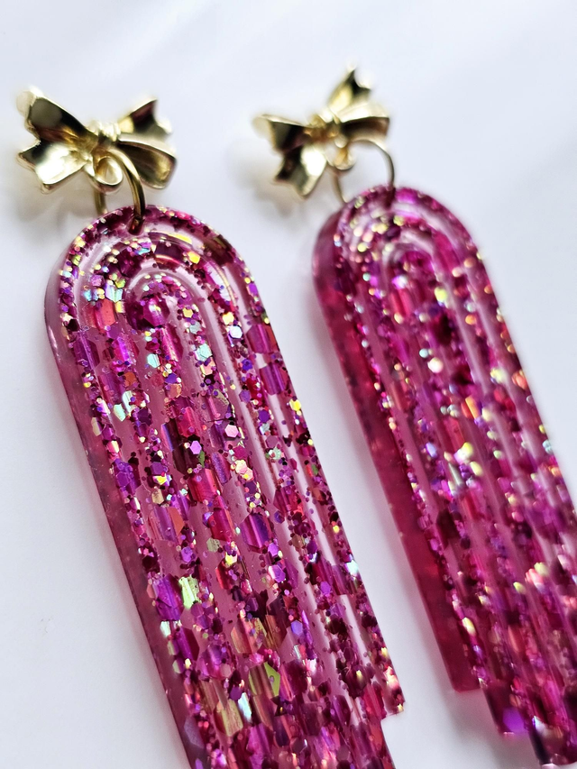 ARTY rose multi paillettes