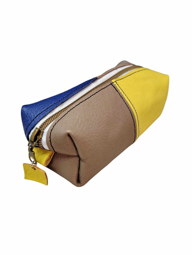 Trousse carré - Tricolore