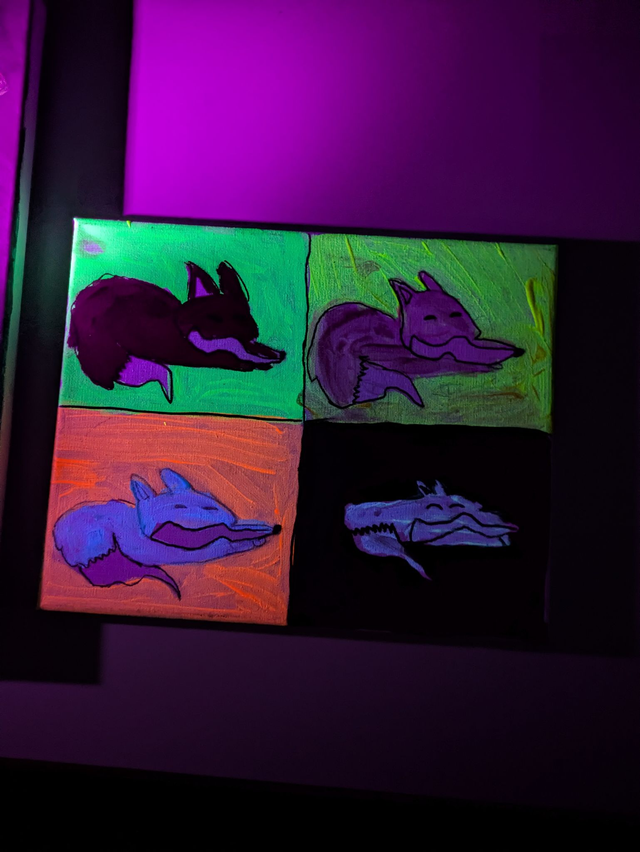  Malworkshop Neon-Glow - Special*(Glow in the dark) für Kids und Teens 12-16 Jahre am Montag 18 Mai 2026